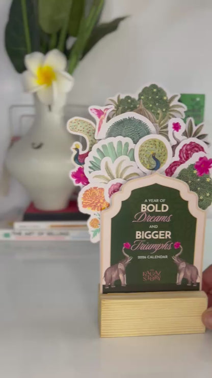 A year of bold dreams - 2026 Desk Calendar